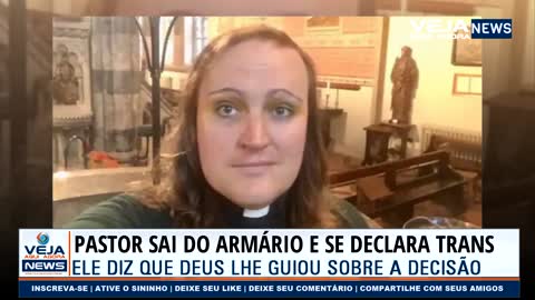 Pastor sai do armário, se declara trans e diz que foi Deus que lhe guiou