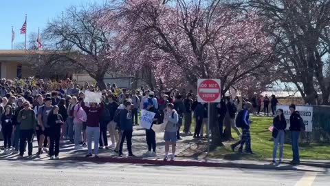 Students walk out over mask mandates