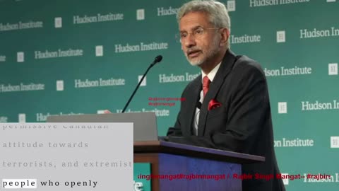 Canada ‘very permissive’ towards terrorists: EAM Jaishankar in US