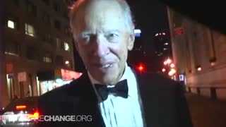 Rothschild confronted by We Are Change