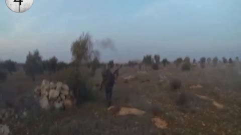 Ahrar al-Sham militants attack on the Syrian military on January 12 in Aleppo province.