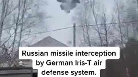 Russian missile interception by German Iris-T air defense system.t.metrealvortdmaps