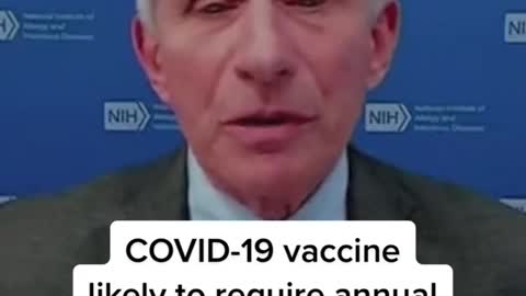 COVID-19 vaccine likely to require annual booster shot