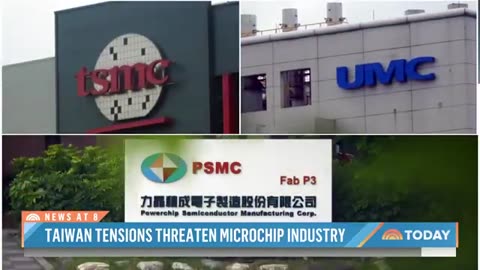 China threaten Taiwan microchip industry