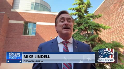 Mike Lindell Ahead of President Trump's Speech