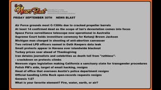 Friday, September 30, 2022 News Blast #Enoch #NewsBlastReading #NBR