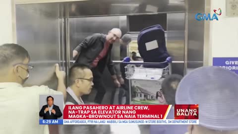 Ilang pasahero at airline crew, na-trap sa elevator nang magka-brownout sa NAIA Terminal 1