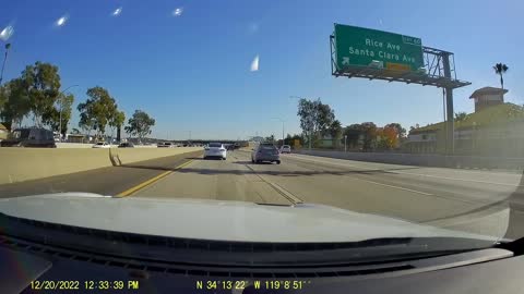 Idiot Tesla slows down and refuses to leave passing lane