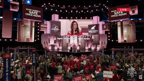 RNC HIGHLIGHT: SARAH HUCKABEE SANDERS HONORS TRUMP