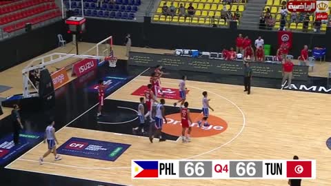 Team gilas pilipinas vs tunisua Highligths