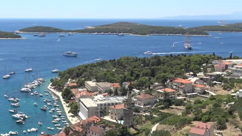 Hvar Croatia - Fortress (Španjola) _ 4K