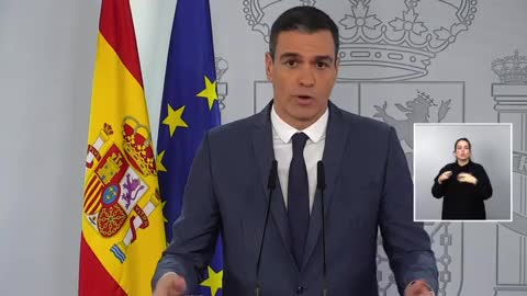 Declaración Institucional de Pedro Sánchez tras paralizar el TC sus reformas en el TC y CGPJ