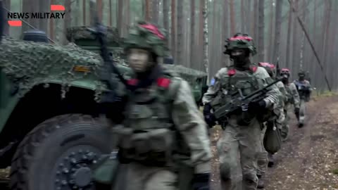 US Army,NATO Allies train alongside Lithuania’s Iron Wolf Brigade (International). 2023