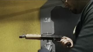 AK47 Pistol muzzle flash