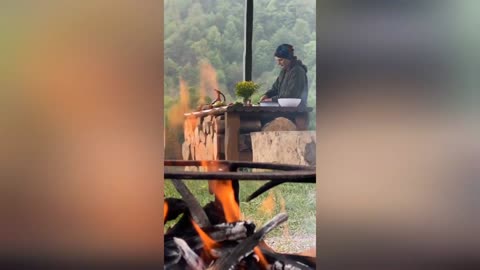 Tasty Azerbaijani Pilaf from the Mountain Hermits! Savage Style Oriental Food Recipe