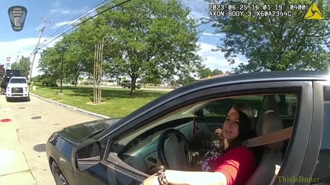 Ohio state trooper release body cam of a driver who was on her cell phone running a red light