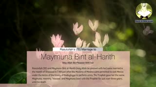 Rasulullah's Marriage To Maymuna Bint Al-Harith - Imam Al-Awlaki