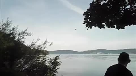 Ufo sighting over lake in Germany