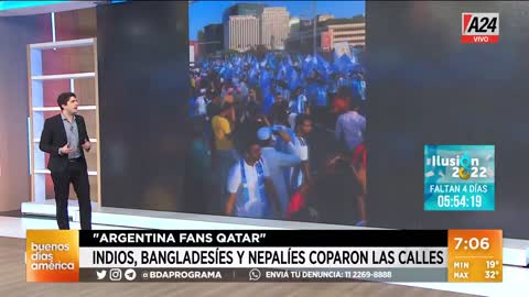 ⚽ "Argentina fan Qatar": la hinchada argentina más grande