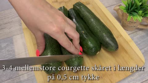 Du vil ikke længere stege zucchini. Super simpel opskrift på courgette