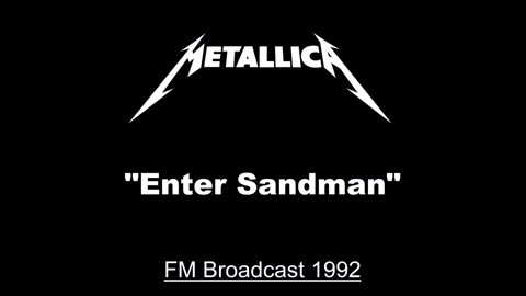 Metallica - Enter Sandman (Live in Den Bosch, Netherlands 1992) Soundboard