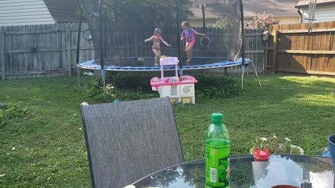 Summer trampoline