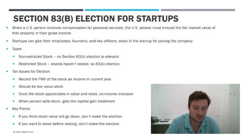 Section 83(b) Elections for Startups