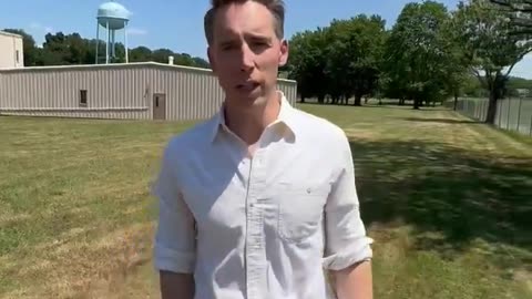 Josh Hawley Investigates the scene where Trump was shot