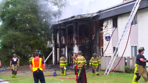 Major Three-Alarm Fire Forces Residents to Evacuate Apartment Complex in Mobile, AL