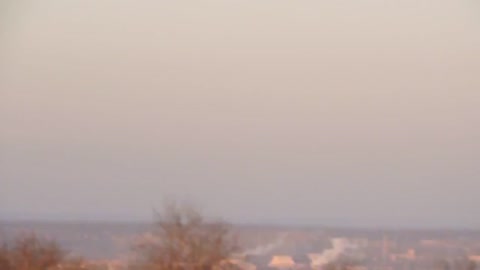 Shelling Of Artemivs'k With Russian Cassette Missiles BM-30 Smerch, Feb 13 2015