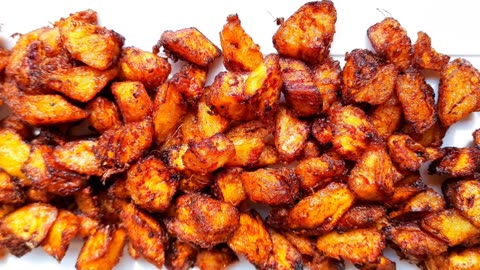 How To Make Spicy Fried Ripe Plantain At Home (Kelewele). Ghanaian Food. A Must Try