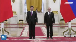 Xi Jinping and Vladimir Putin In The Kremlin