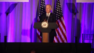 Then-VP Joe Biden delivers speech at 2016 American Institute for Stuttering Gala