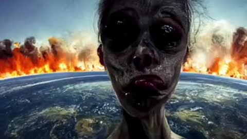 DALL-E AI thinks the last selfie on Earth would look like this.