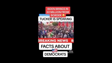 Tucker's take on illegals coming in the US..