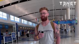 Tayler Hansen encounters constant stream of aliens at San Antonio Airport