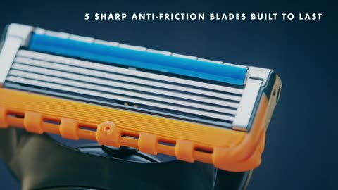 Gillette Fusion5 Razors for Men, 1 Razor, 4 Blade Refills