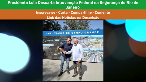 Lula Nega Intervenção Federal no Rio de Janeiro, Envelhecimento Acelerado no Brasil