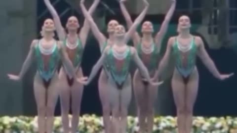 When the Russian artistic swimming team surprised the world.