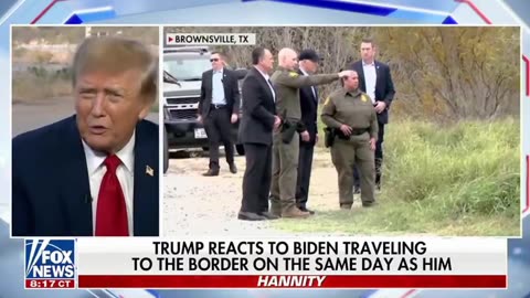 Trump on Biden's visit to the border: "They went to the wrong area"