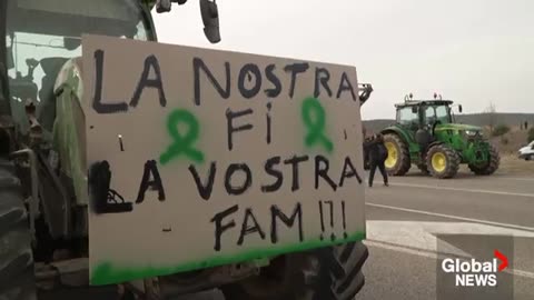 “Prices are choking us” Farmers protest in Spain, Bulgaria against EU agricultural policy