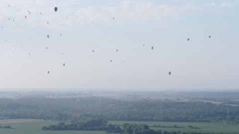 Hot air balloons