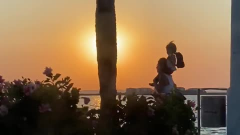 Beachside Jog With Mom