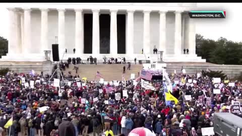 Anti covid vaccine mandate medical protest in DC