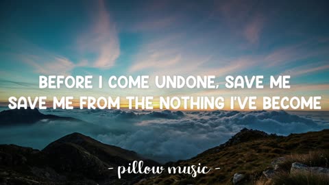 Bring Me To Life - Evanescence (Feat. Paul McCoy) (Lyrics)