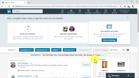 Using Search to Find and Connect With Leads - LinkedIn