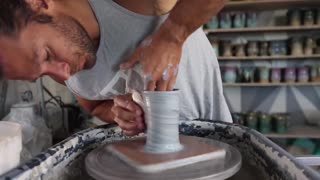 Marbling Colored Clay - ASMR Edition