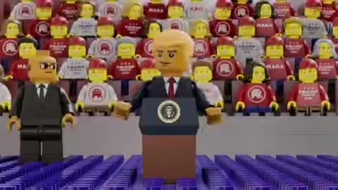 Lego Trump rally :)