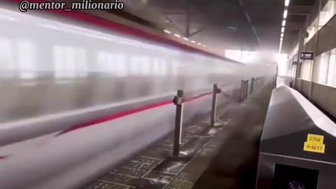 Speed ​​of a Chinese Bullet Train