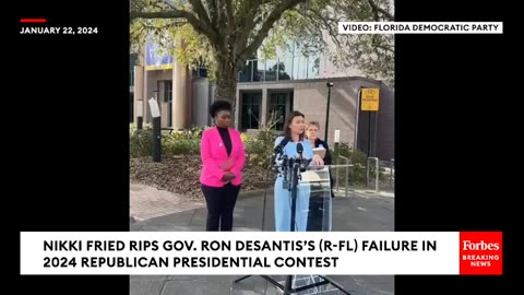 Florida Democratic Chair Nikki Fried- This Is What DeSantis Will Do After Dropping 2024 Bid